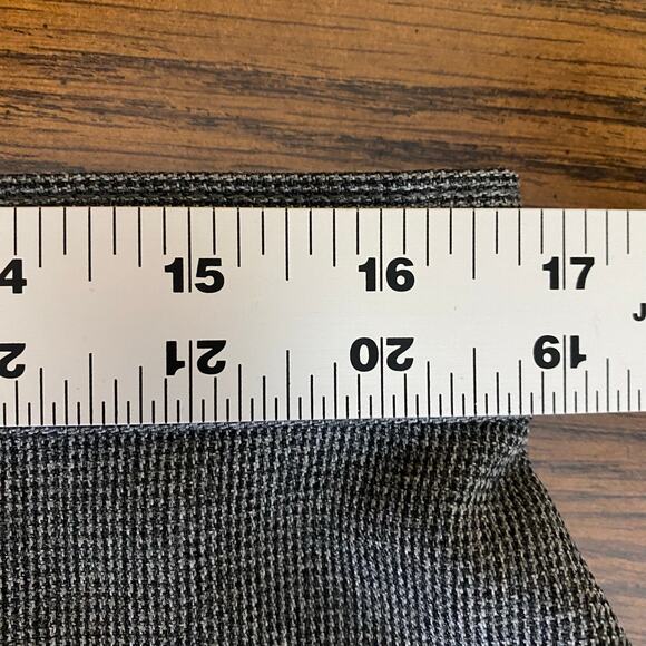 Levi’s Bend Over Gray Houndstooth Pants 34S | Vintage Stretch Pull-On Slacks - Picture 9 of 11